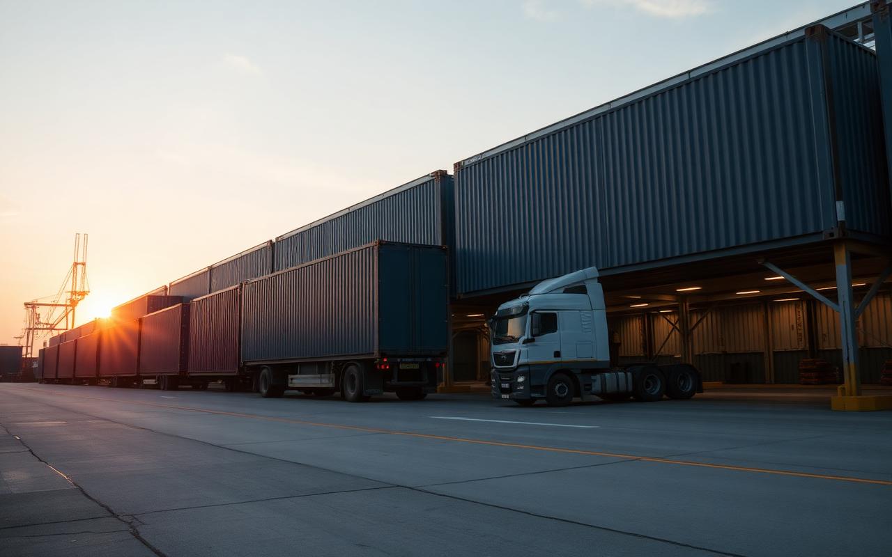 Shipping containers and freight logistics
