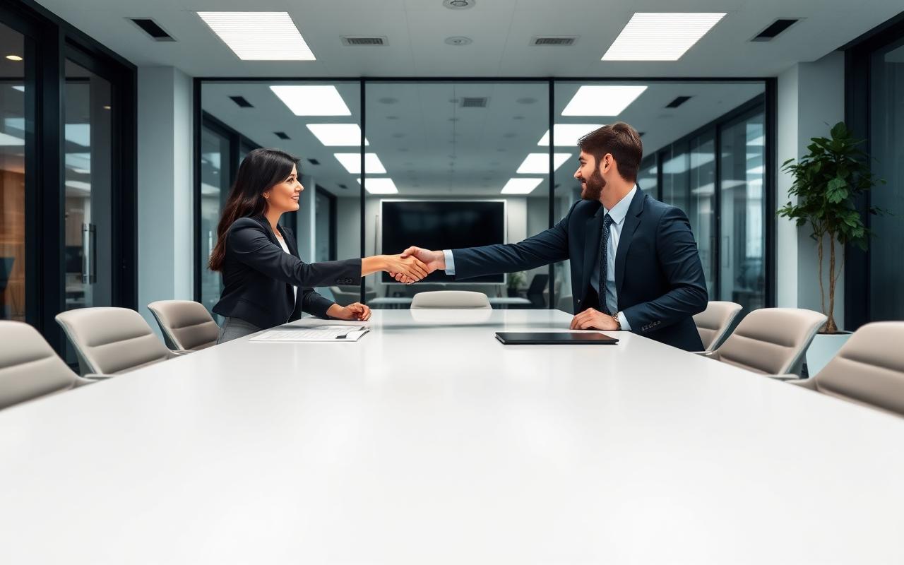 Business partners meeting